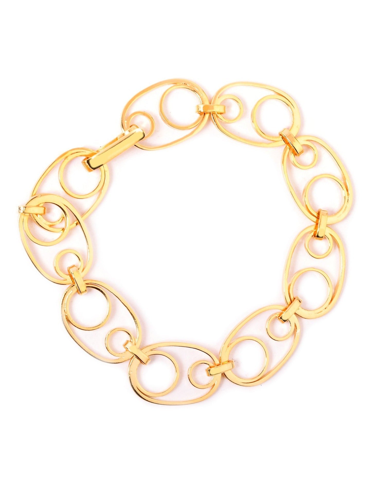 Golden Hoop Serenity Bracelet