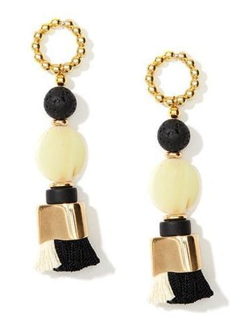 Vintage Pearl Tassel Earrings