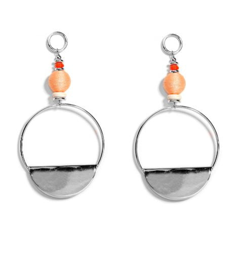 Bright Red Rouge Dangle Earrings