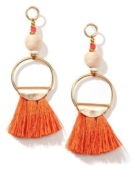 Sunset Tassel Earrings