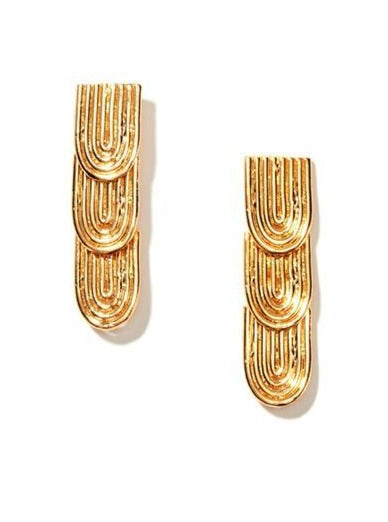 Curved Watercress Earrings