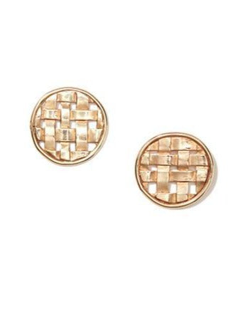 Stud Round Earrings