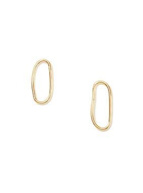 Contoured Stud Earrings