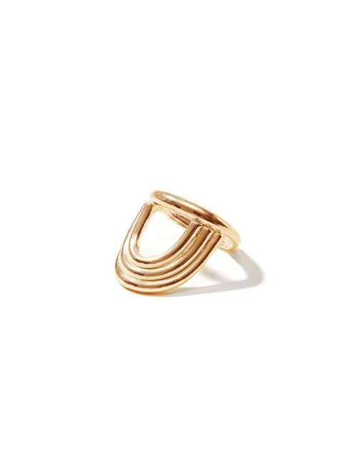 Contoured Half-Ellipse Ring