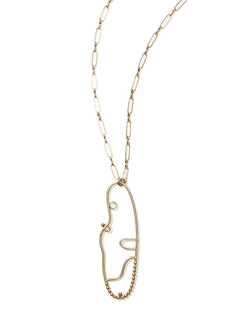 Modern Design Pendant and Link Chain