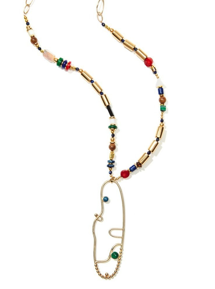 Colorful Modern Design Pendant and Chain