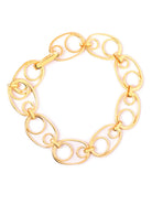 Golden Hoop Serenity  Bracelet