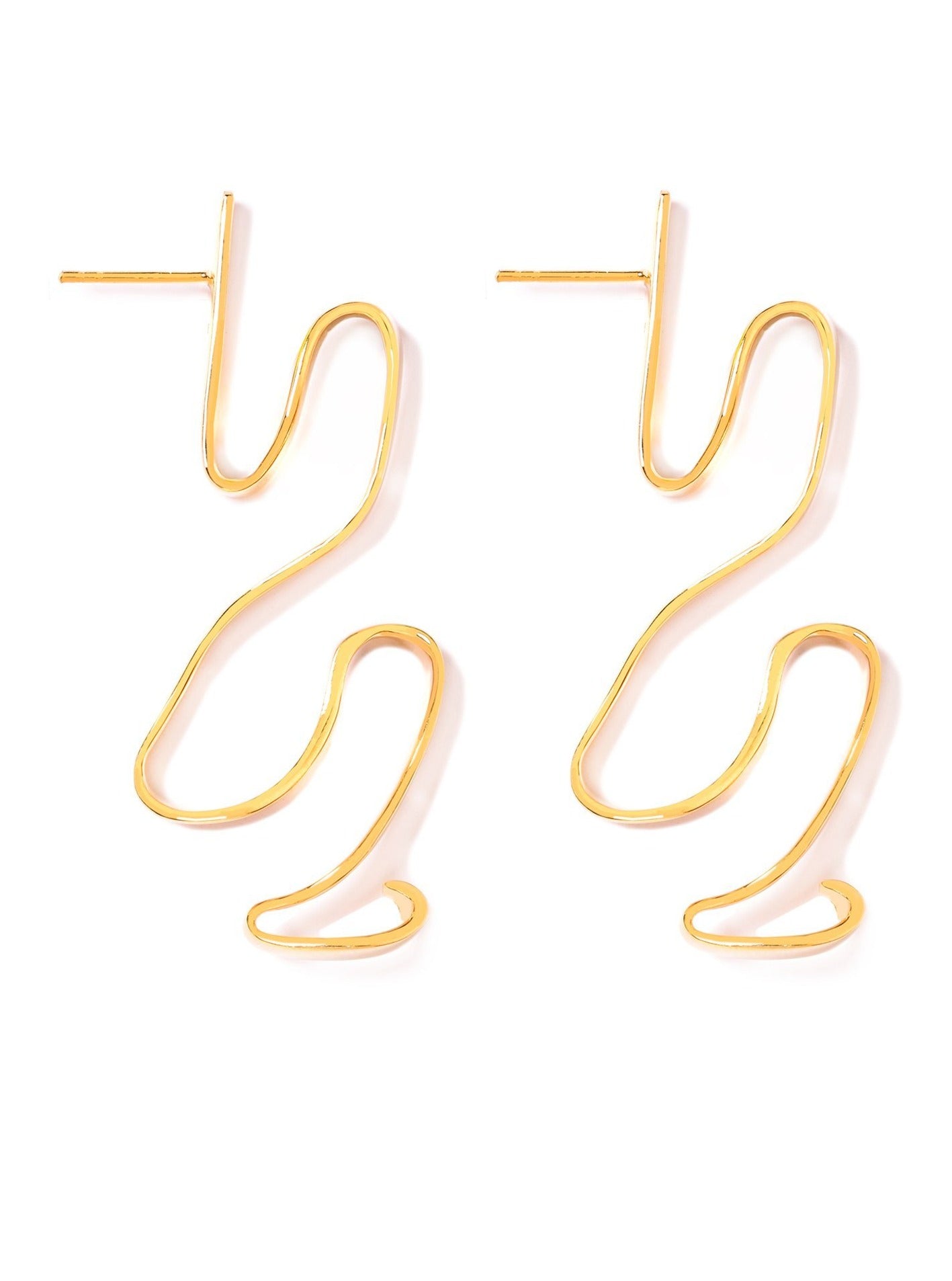 Lucid Gold Dangle Earrings