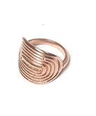 Spiral Solid Dhokra Ring